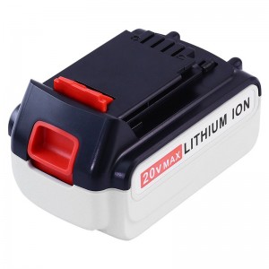 Ανταλλακτικά μπαταρίες ιόντων λιθίου 20V 3000mAh για ηλεκτρικές τρυπάνιες Black \u0026 Decker LB20, LBX20, LBX4020, LB2X4020