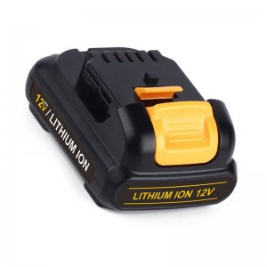 Li-ion 12V 2000mAh επαναφορτιζόμενη μπαταρία εργαλείο για Dewalt DCB120, DCB121